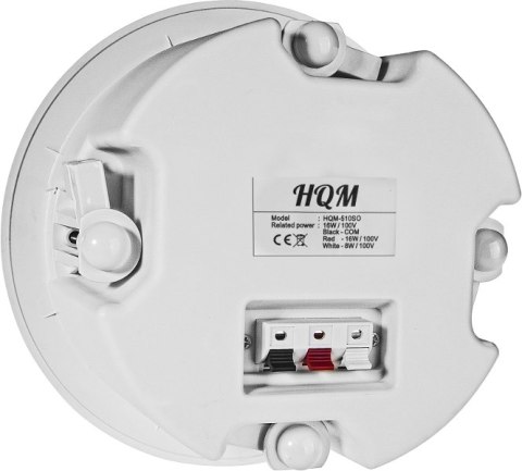 GŁOŚNIK SUFITOWY PA HQM-SOZ1625 16W 100V BIAŁY HQM GŁOŚNIK SUFITOWY PA HQM-SOZ1625 16W 100V BIAŁY HQM