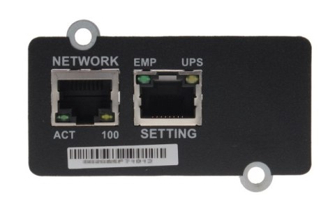 MODUŁ SNMP PowerWalker DLA UPS VI RT LCD, VFI P/RT LCD, VFI 3/1 POWERWALKER MODUŁ SNMP PowerWalker DLA UPS VI RT LCD, VFI P/RT LCD, VFI 3/1 POWERWALKER