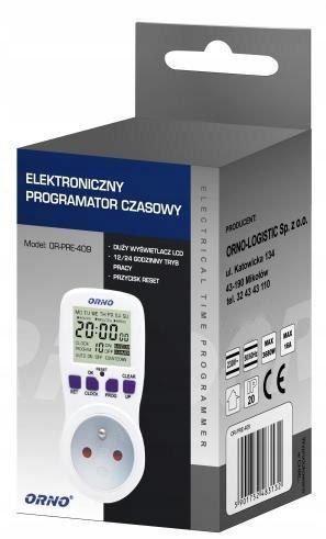 PROGRAMATOR CZASOWY ORNO OR-PRE-409 ORNO PROGRAMATOR CZASOWY ORNO OR-PRE-409 ORNO