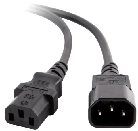 PRZEDŁUŻACZ KABLA ZASILAJĄCEGO VDE IEC 320 C13 / C14 5M Lanberg LANBERG PRZEDŁUŻACZ KABLA ZASILAJĄCEGO VDE IEC 320 C13 / C14 5M Lanberg LANBERG