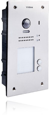 Dwurodzinna stacja bramowa VIDOS DUO S1202A VIDOS Dwurodzinna stacja bramowa VIDOS DUO S1202A VIDOS