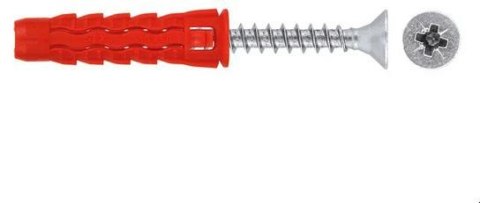 Kołek uniwersalny 6x30/40, wkręt z łbem stożkowym, karton (SFXP-06030040 x 100szt.) WKRĘT-MET Kołek uniwersalny 6x30/40, wkręt z łbem stożkowym, karton (SFXP-06030040 x 100szt.) WKRĘT-MET