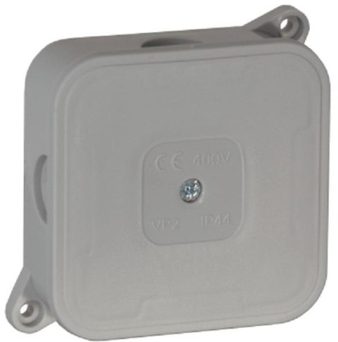 Puszka natynkowa pusta 4 wloty VIPLAST VP-2 SZARA IP44 85x85x35mm 027-03 VIPLAST Puszka natynkowa pusta 4 wloty VIPLAST VP-2 SZARA IP44 85x85x35mm 027-03 VIPLAST