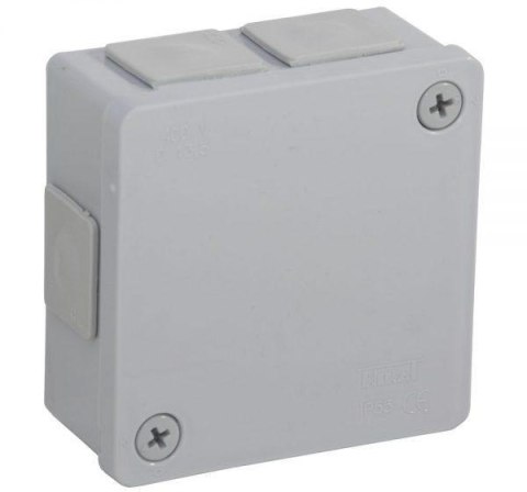Puszka natynkowa pusta 6 wlotów VIPLAST VP-22 SZARA IP55 86x86x40mm 022-03 VIPLAST Puszka natynkowa pusta 6 wlotów VIPLAST VP-22 SZARA IP55 86x86x40mm 022-03 VIPLAST