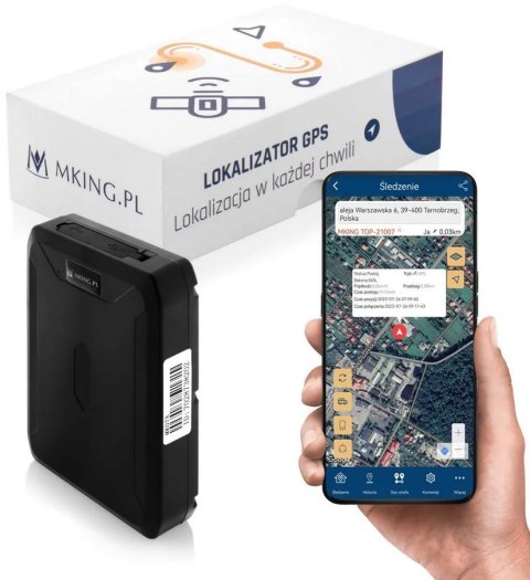 Lokalizator GPS Mking MK07A 120 dni Magnes Śledzenie Podsłuch MKING Lokalizator GPS Mking MK07A 120 dni Magnes Śledzenie Podsłuch MKING