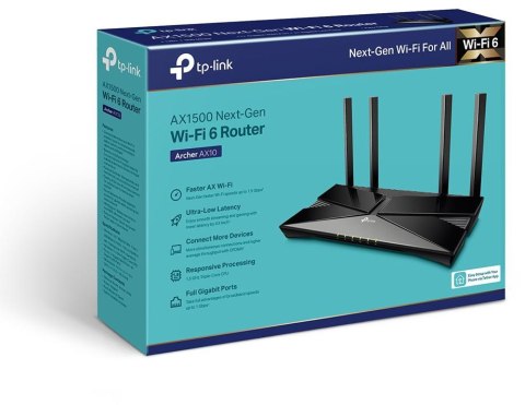 ROUTER TP-LINK ARCHER AX10 Wi-Fi 6 TP-LINK ROUTER TP-LINK ARCHER AX10 Wi-Fi 6 TP-LINK