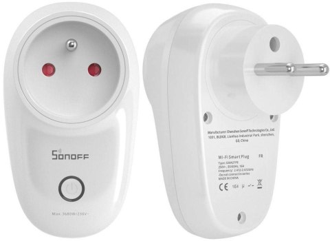 SONOFF Inteligentne gniazdko 10A WiFi S26R2TPE-FR SONOFF SONOFF Inteligentne gniazdko 10A WiFi S26R2TPE-FR SONOFF