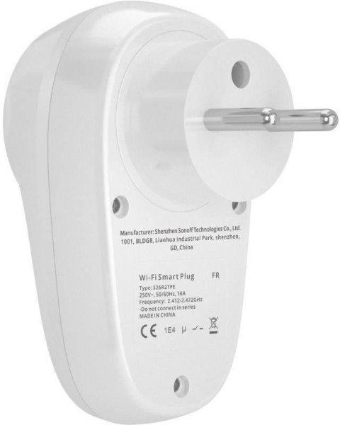 SONOFF Inteligentne gniazdko 10A WiFi S26R2TPE-FR SONOFF SONOFF Inteligentne gniazdko 10A WiFi S26R2TPE-FR SONOFF