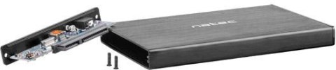Zewnętrzna obudowa dysku Natec Rhino Go SATA 2.5cala USB 3.0 Czarny NATEC Zewnętrzna obudowa dysku Natec Rhino Go SATA 2.5cala USB 3.0 Czarny NATEC