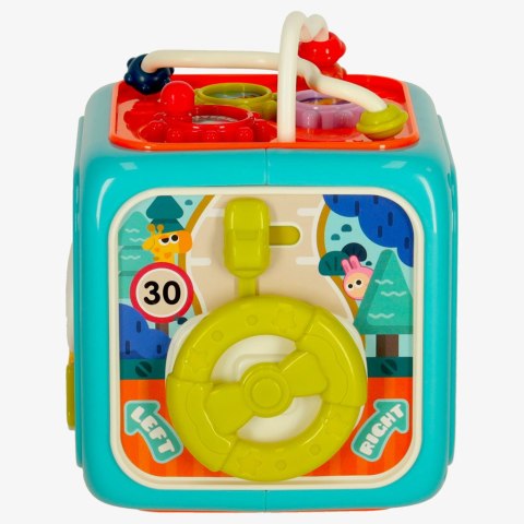 Interaktywna sensoryczna kostka sorter kloc niebie Interaktywna sensoryczna kostka sorter kloc niebie