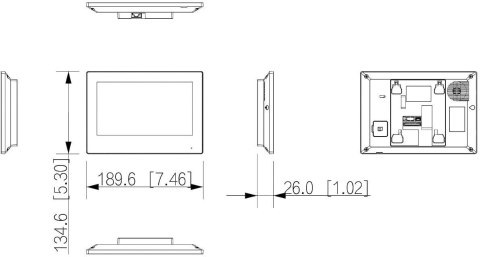MONITOR DAHUA VTH2621G-WP DAHUA MONITOR DAHUA VTH2621G-WP DAHUA