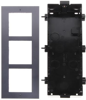 Ramka z puszką do montażu podtynk. 3-modułowa HIKVISION DS-KD-ACF3/Plastic HIKVISION Ramka z puszką do montażu podtynk. 3-modułowa HIKVISION DS-KD-ACF3/Plastic HIKVISION