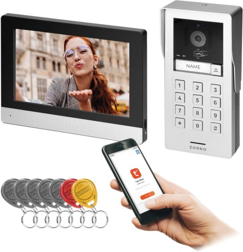 Wideoodomofon 2 żyłowy ORNO OR-VID-MA-1080/B ORNO Wideoodomofon 2 żyłowy ORNO OR-VID-MA-1080/B ORNO