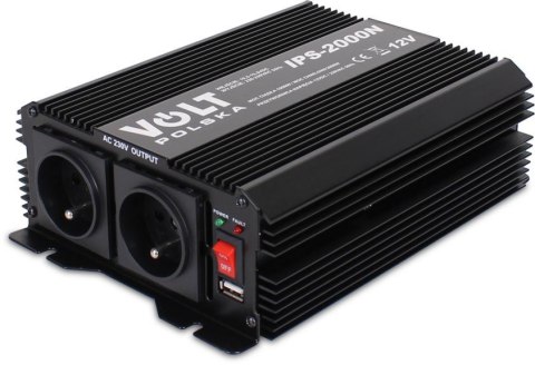 Przetwornica Volt Polska IPS-2000N 12V / 230V 1000/2000W VOLT POLSKA Przetwornica Volt Polska IPS-2000N 12V / 230V 1000/2000W VOLT POLSKA