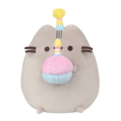 Pusheen - Pluszowa maskotka w czapeczce urodzinowej i tortem 24 cm Pusheen - Pluszowa maskotka w czapeczce urodzinowej i tortem 24 cm