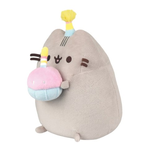 Pusheen - Pluszowa maskotka w czapeczce urodzinowej i tortem 24 cm Pusheen - Pluszowa maskotka w czapeczce urodzinowej i tortem 24 cm