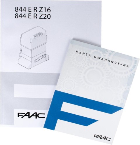 Zestaw FAAC 844 do 1800kg bram przesuwnych FAAC