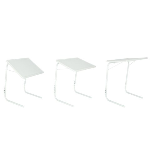 Stolik boczny pod laptopa składany 52 x 40 cm biały Stolik boczny pod laptopa składany 52 x 40 cm biały