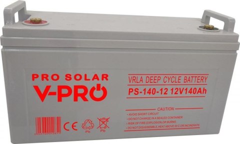 AKUMULATOR VOLT POLSKA DEEP CYCLE VPRO SOLAR 12V 140AH VRLA BEZOBSŁUGOWY VOLT POLSKA AKUMULATOR VOLT POLSKA DEEP CYCLE VPRO SOLAR 12V 140AH VRLA BEZOBSŁUGOWY VOLT POLSKA