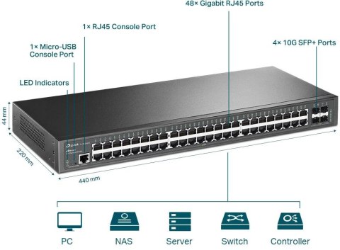 SWITCH TP-LINK TL-SG3452X TP-LINK SWITCH TP-LINK TL-SG3452X TP-LINK