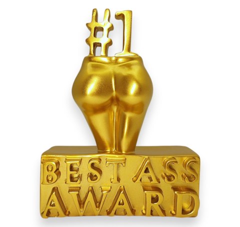 ZŁOTA STATUETKA BEST ASS AWARD NAGRODA ZA NAJLEPSZY TYŁEK ZŁOTA STATUETKA BEST ASS AWARD NAGRODA ZA NAJLEPSZY TYŁEK