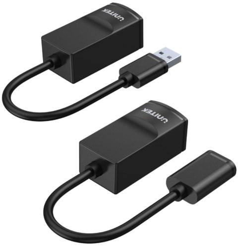 Przedłużacz USB Unitek Y-UE01001 do 60m pod kabel kat.5e UNITEK Przedłużacz USB Unitek Y-UE01001 do 60m pod kabel kat.5e UNITEK