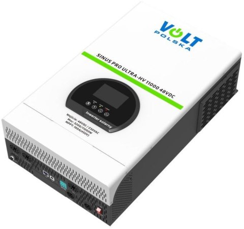 Przetwornica inwerter solarny SinusPro Ultra-HV 11000 48V/230V 5200/11000W 100A MPPT (450V) VOLT POLSKA Przetwornica inwerter solarny SinusPro Ultra-HV 11000 48V/230V 5200/11000W 100A MPPT (450V) VOLT POLSKA