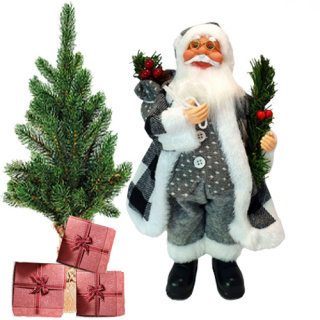 Świąteczna figurka Mikołaja 30 cm – wyjątkowa dekoracja na Boże Narodzenie