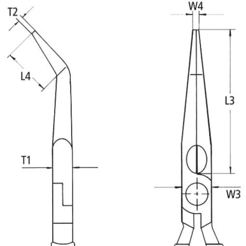 SZCZYPCE TNĄCE PÓŁOKRĄGŁE 160MM SZCZYPCE TNĄCE PÓŁOKRĄGŁE 160MM