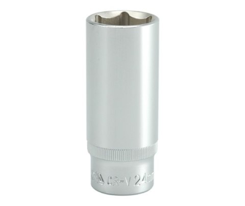 NASADKA DŁUGA 6-KĄTNA CHROMOWANA 1/2'' 24MM NASADKA DŁUGA 6-KĄTNA CHROMOWANA 1/2'' 24MM