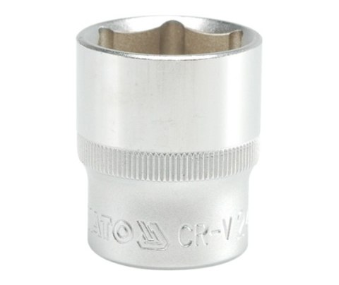 NASADKA KRÓTKA 6-KĄTNA CHROMOWANA 1/2'' 24MM NASADKA KRÓTKA 6-KĄTNA CHROMOWANA 1/2'' 24MM