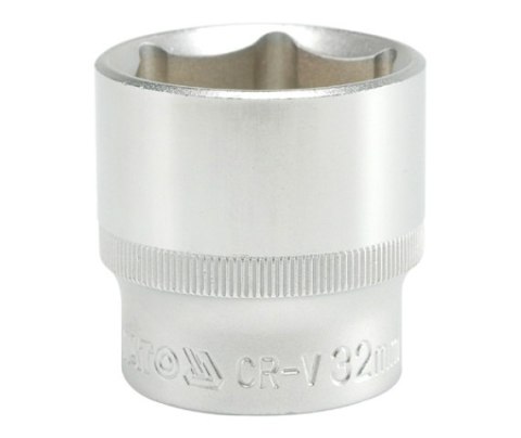 NASADKA KRÓTKA 6-KĄTNA CHROMOWANA 1/2'' 32MM NASADKA KRÓTKA 6-KĄTNA CHROMOWANA 1/2'' 32MM