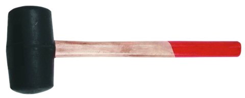 MŁOTEK GUMOWY TRZONEK DREWNIANY ŚREDNICA 55MM 320G MŁOTEK GUMOWY TRZONEK DREWNIANY ŚREDNICA 55MM 320G