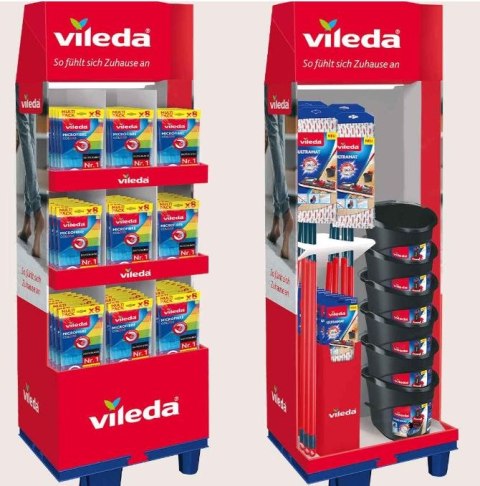STAND VILEDA ZESTAW RĘKAWICE, ŚCIERKI, ZMYWAKI STAND VILEDA ZESTAW RĘKAWICE, ŚCIERKI, ZMYWAKI
