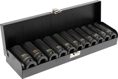 KOMPLET NASADEK UDAROWYCH 1/2'' DŁUGICH 11-SZTUKOWY KOMPLET NASADEK UDAROWYCH 1/2'' DŁUGICH 11-SZTUKOWY