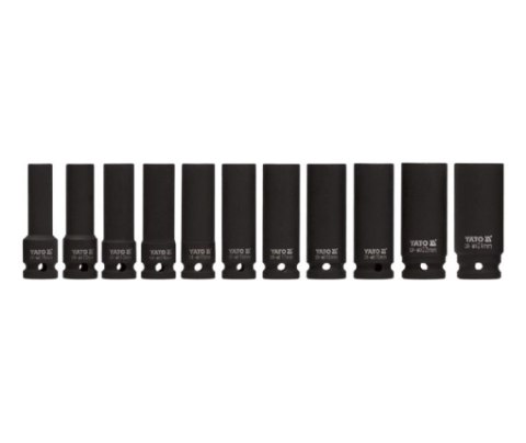 KOMPLET NASADEK UDAROWYCH 1/2'' DŁUGICH 11-SZTUKOWY KOMPLET NASADEK UDAROWYCH 1/2'' DŁUGICH 11-SZTUKOWY