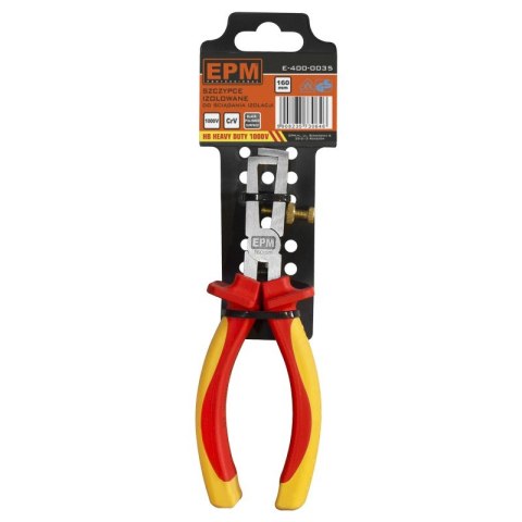 SZCZYPCE DO ŚCIĄGANIA IZOLACJI IZOLOWANE 1000V 160MM SZCZYPCE DO ŚCIĄGANIA IZOLACJI IZOLOWANE 1000V 160MM