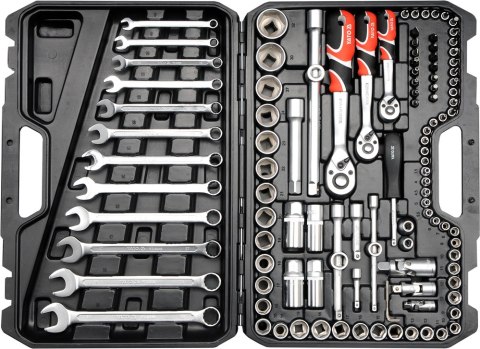 ZESTAW NARZĘDZIOWY 1/4'' 3/8'' 1/2'' 111CZĘŚCI XL ZESTAW NARZĘDZIOWY 1/4'' 3/8'' 1/2'' 111CZĘŚCI XL