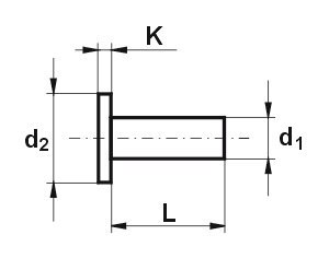 NIT ALUMINIOWY PEŁNY Z ŁBEM WALCOWYM 4.0*16 MM NIT ALUMINIOWY PEŁNY Z ŁBEM WALCOWYM 4.0*16 MM