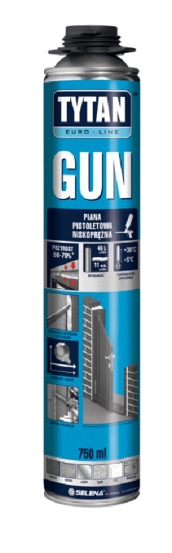 PIANKA PISTOLETOWA EUROLINE GUN 750ML 02 PIANKA PISTOLETOWA EUROLINE GUN 750ML 02