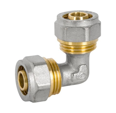 KOLANO PEX-AL-PEX CHROM 16*16 PODWÓJNE KOLANO PEX-AL-PEX CHROM 16*16 PODWÓJNE