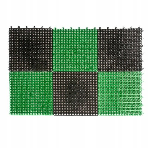 WYCIERACZKA TRAWKA PLASTIKOWA 6-CZĘŚCIOWA 36*55CM BLACK/GREE WYCIERACZKA TRAWKA PLASTIKOWA 6-CZĘŚCIOWA 36*55CM BLACK/GREE