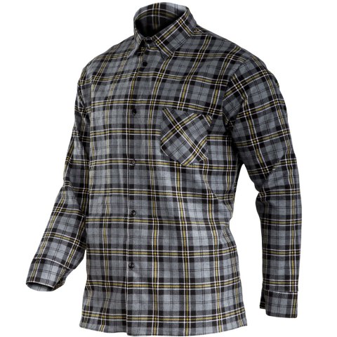 KOSZULA FLANELOWA ROCKER SZARA, POLSKA ROZMIAR XL KOSZULA FLANELOWA ROCKER SZARA, POLSKA ROZMIAR XL