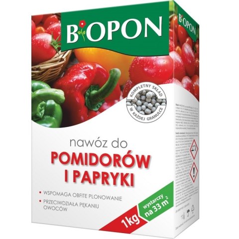 NAWÓZ - DO POMIDORÓW I PAPRYKI GRANULAT 1 KG NAWÓZ - DO POMIDORÓW I PAPRYKI GRANULAT 1 KG