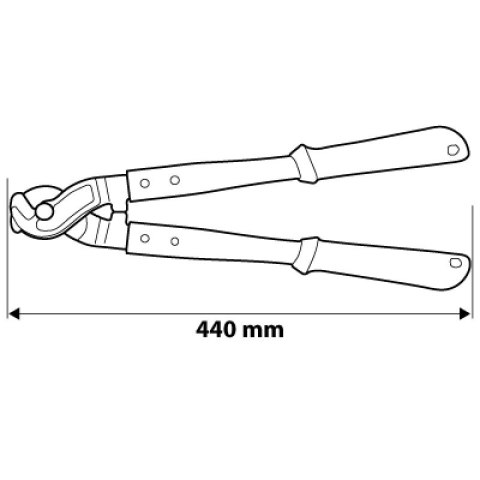 OBCINAK DO KABLI MIEDZIANYCH I ALUMINIOWYCH 44MM OBCINAK DO KABLI MIEDZIANYCH I ALUMINIOWYCH 44MM
