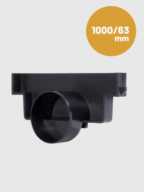 SYSTEM 1000*63 ZAŚLEPKA PRAWA - ODPŁYW SYSTEM 1000*63 ZAŚLEPKA PRAWA - ODPŁYW