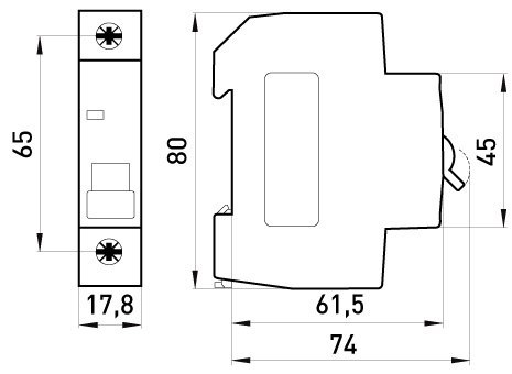 WYŁĄCZNIK NADPRĄDOWY MCB.PRO60 1P C20A 6KA WYŁĄCZNIK NADPRĄDOWY MCB.PRO60 1P C20A 6KA