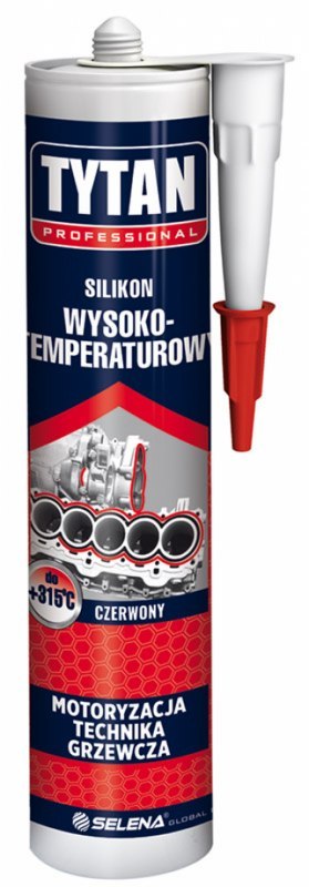 SILIKON WYSOKOTEMPERATUROWY 280ML CZERWONY SILIKON WYSOKOTEMPERATUROWY 280ML CZERWONY