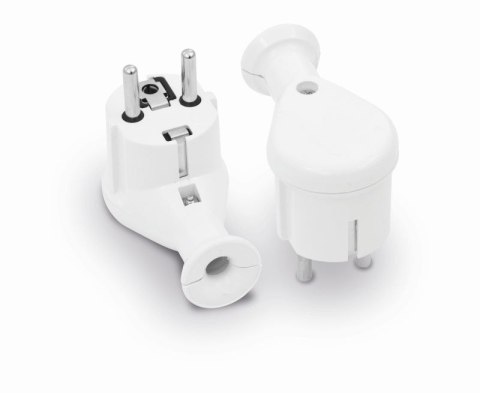 WTYCZKA KĄTOWA ROZBIERALNA UNI-SCHUKO, 2P+Z 16A, 250V BIAŁA WTYCZKA KĄTOWA ROZBIERALNA UNI-SCHUKO, 2P+Z 16A, 250V BIAŁA