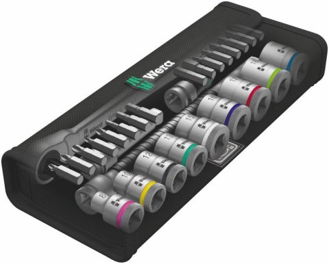 ZESTAW KLUCZY NASADOWYCH 3/8''ZYKLOP METAL,+GRZECHOTKA 29CZ. ZESTAW KLUCZY NASADOWYCH 3/8''ZYKLOP METAL,+GRZECHOTKA 29CZ.